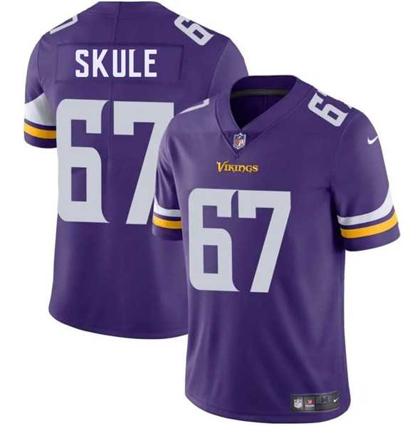 Men & Women & Youth Minnesota Vikings #67 Justin Skule Purple 2025 Vapor Untouchable Limited Stitched Jersey